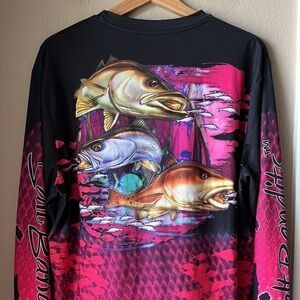 SALT BANDITS Mens Ultra Lightweight UV 50 Fishing Performance Rash Guard